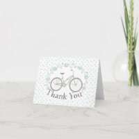 Cartes de Remerciement Vélo