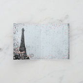 Cartes de remerciement Vintage Paris (Intérieur)