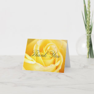 Cartes de remerciement Yellow Rose