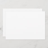 cartes de remerciements (Devant / Derrière)