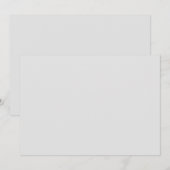 cartes de remerciements (Devant / Derrière)