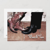 cartes de remerciements (Devant / Derrière)