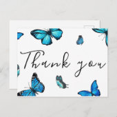 cartes de remerciements (Devant / Derrière)