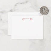 Cartes De Remerciements Amoureuses (Devant/Arrière en situation)