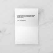 Cartes De Remerciements Classiques Pour Les Affair (Intérieur)