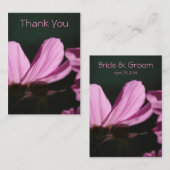 Cartes de remerciements Comos dans le Sun Floral B (Devant / Derrière)