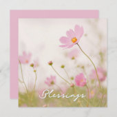 Cartes de remerciements de bénédictions (Devant / Derrière)