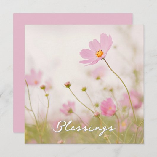 Cartes de remerciements de bénédictions (Devant / Derrière)