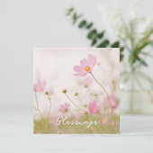 Cartes de remerciements de bénédictions (Debout devant)