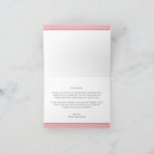 Cartes de remerciements de clichés (Intérieur)