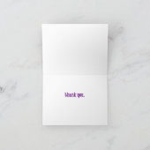 Cartes de remerciements de fleurs (Intérieur)