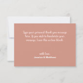 Cartes de remerciements de fraises (Dos)