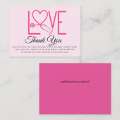 Cartes de remerciements de l'infirmière - multiple (Devant / Derrière)