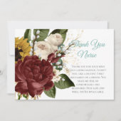 Cartes de remerciements de l'infirmière - multiple (Devant)