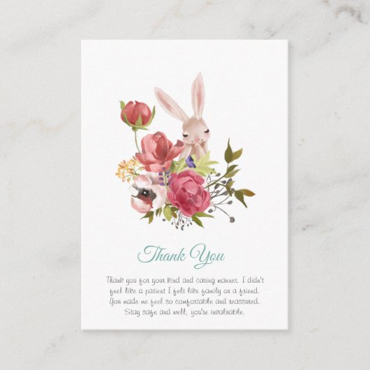 Cartes de remerciements de l'infirmière - multiple (Devant)