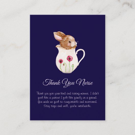 Cartes de remerciements de l'infirmière - multiple (Devant)