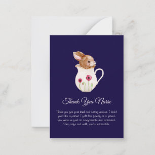 Cartes de remerciements de l'infirmière - multiple
