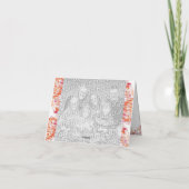 CARTES DE REMERCIEMENTS DE MARIAGE (Dos)