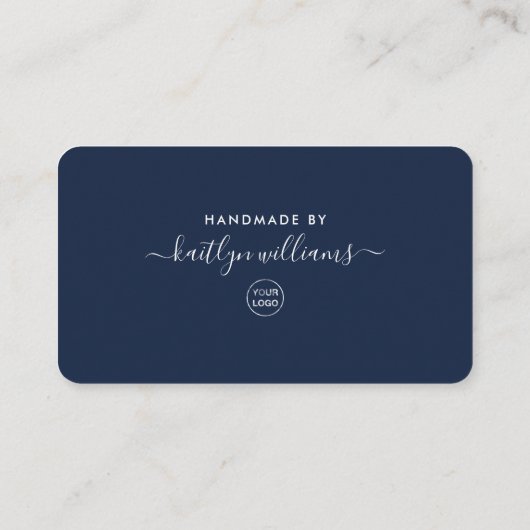 Cartes de remerciements d'entreprise à script simp (Dos)