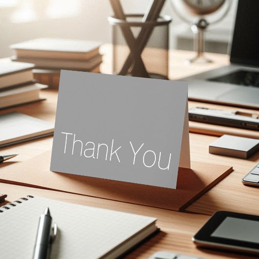 Cartes de remerciements d'entreprise simples