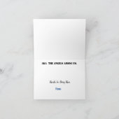 Cartes de remerciements des premiers répondeurs (Intérieur)