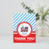 Cartes de Remerciements du train Choo Choo (Debout devant)