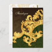 Cartes de Remerciements Élégantes (Devant / Derrière)