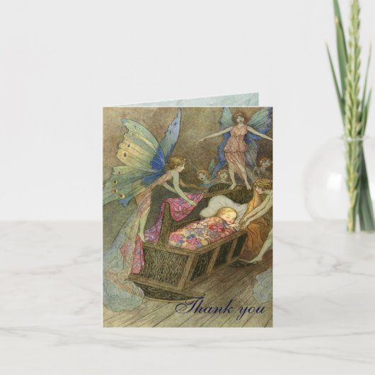 Cartes de remerciements Fairy Wings (Devant)