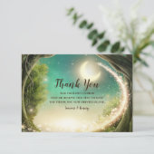 Cartes de Remerciements Forêt Enchantée (Debout devant)