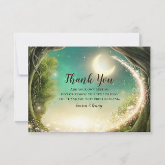 Cartes de Remerciements Forêt Enchantée