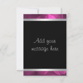 Cartes de Remerciements Hot Pink (Dos)