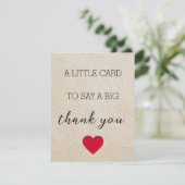 Cartes de remerciements mariages (Debout devant)