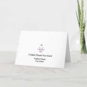 Cartes de remerciements mariages   Plié et photo