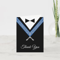 Cartes de Remerciements Masonic | Modèles freemaso
