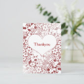 Cartes de Remerciements modernes (Debout devant)