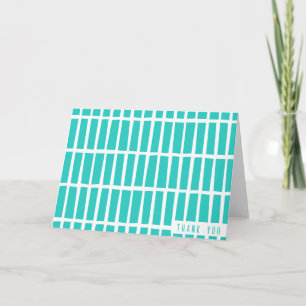 Cartes de Remerciements Modernes Rectangle Irrégul
