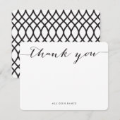 Cartes de remerciements personnalisées (Devant / Derrière)