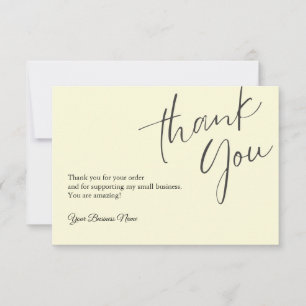 Cartes de remerciements personnalisées Professionn