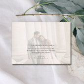 Cartes de remerciements photo mariage