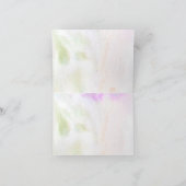 Cartes de remerciements pliées (Intérieur)