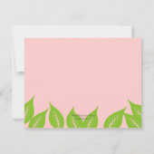 Cartes de remerciements pour l'anniversaire de Lit (Dos)