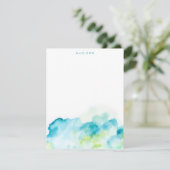 Cartes de remerciements pour les éclaboussures d'a (Debout devant)