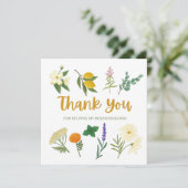 Cartes de remerciements pour les petites entrepris (Debout devant)