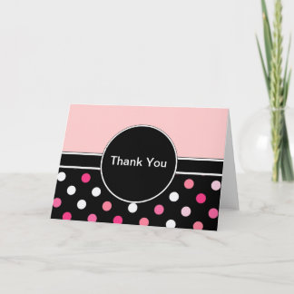 Cartes de Remerciements Rose