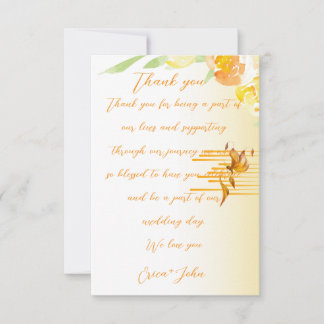 Cartes de remerciements simples