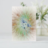 Cartes de remerciements simples (Debout devant)