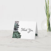 Cartes de remerciements succulents (Devant)