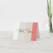 Cartes de Remerciements sur mesure tendance (Devant)