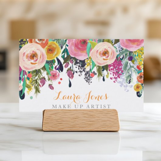 Cartes de Rendez-vous Artiste Peint Floral