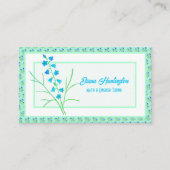 Cartes de rendez-vous Bluebells et Blue Crocuses (Devant)